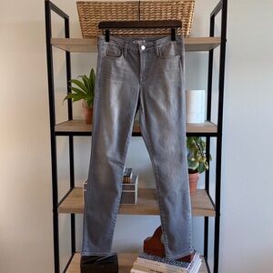 Athleta Sculptex Mid-Rise Gray Skinny Jeans, 4